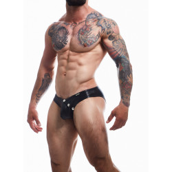 CUT4MEN Slip avec pressions Ergonomic Noir